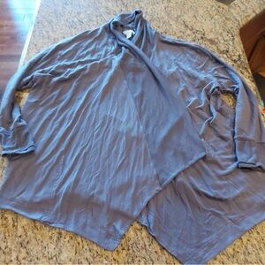 Athleta Pranayama wrap 2X purple Draped Cardigan exercise Lounge wear